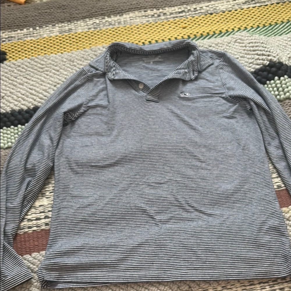 Vineyard Vines Gray Polo Shirt Classic Knit Casual